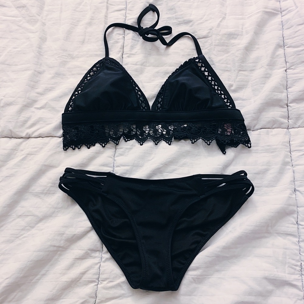 Black Two-Piece Bikini